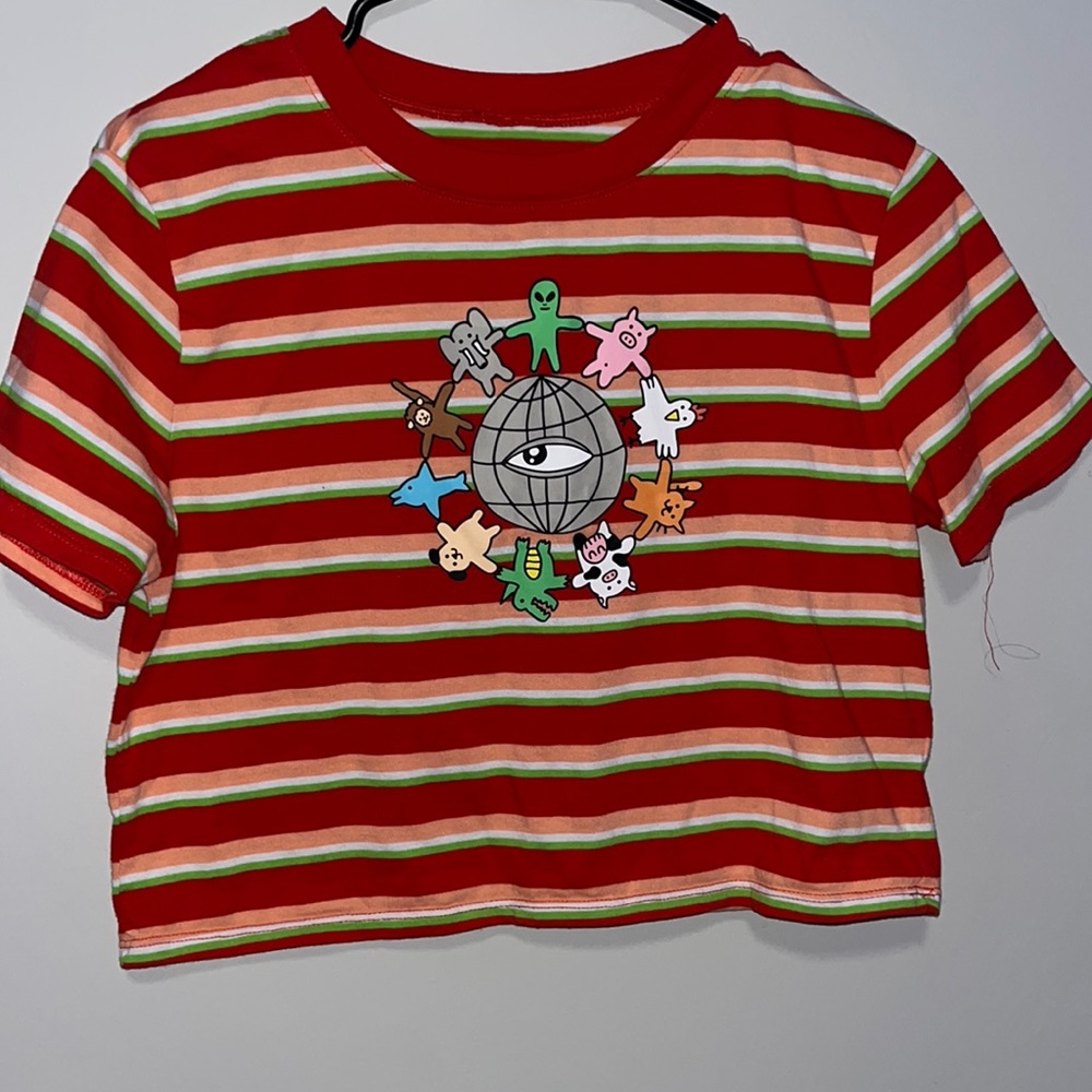 A LAB Striped Shirt with Cute Pattern!
